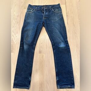 Nudie Jeans Hank Rey Organic Dry Deep Indigo
